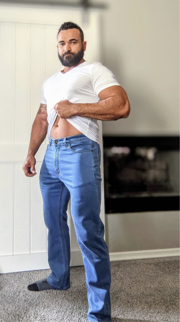 Men’s Custom Tailored Stretch Jeans